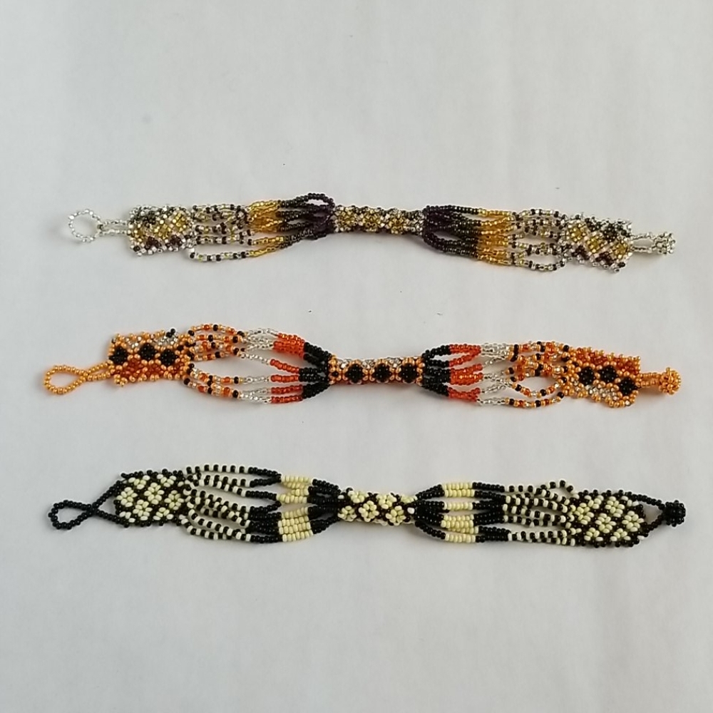 Set of 3 beaded bracelets